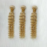 Deep Wave Human Hair #613 Blonde Bundles  (100grams)